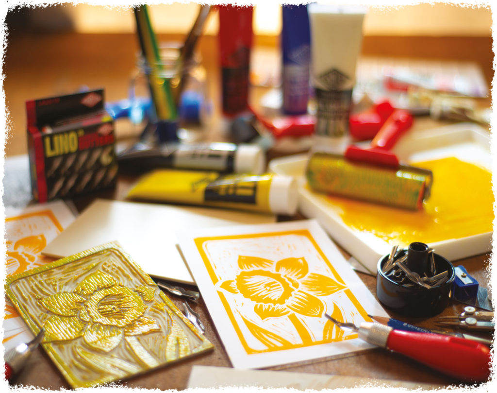 Create a two colour multi-block print - Essdee Art & Craft