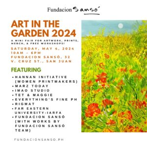 Read more about the article Art in The Garden highlights Printmaking Demos and Workshops