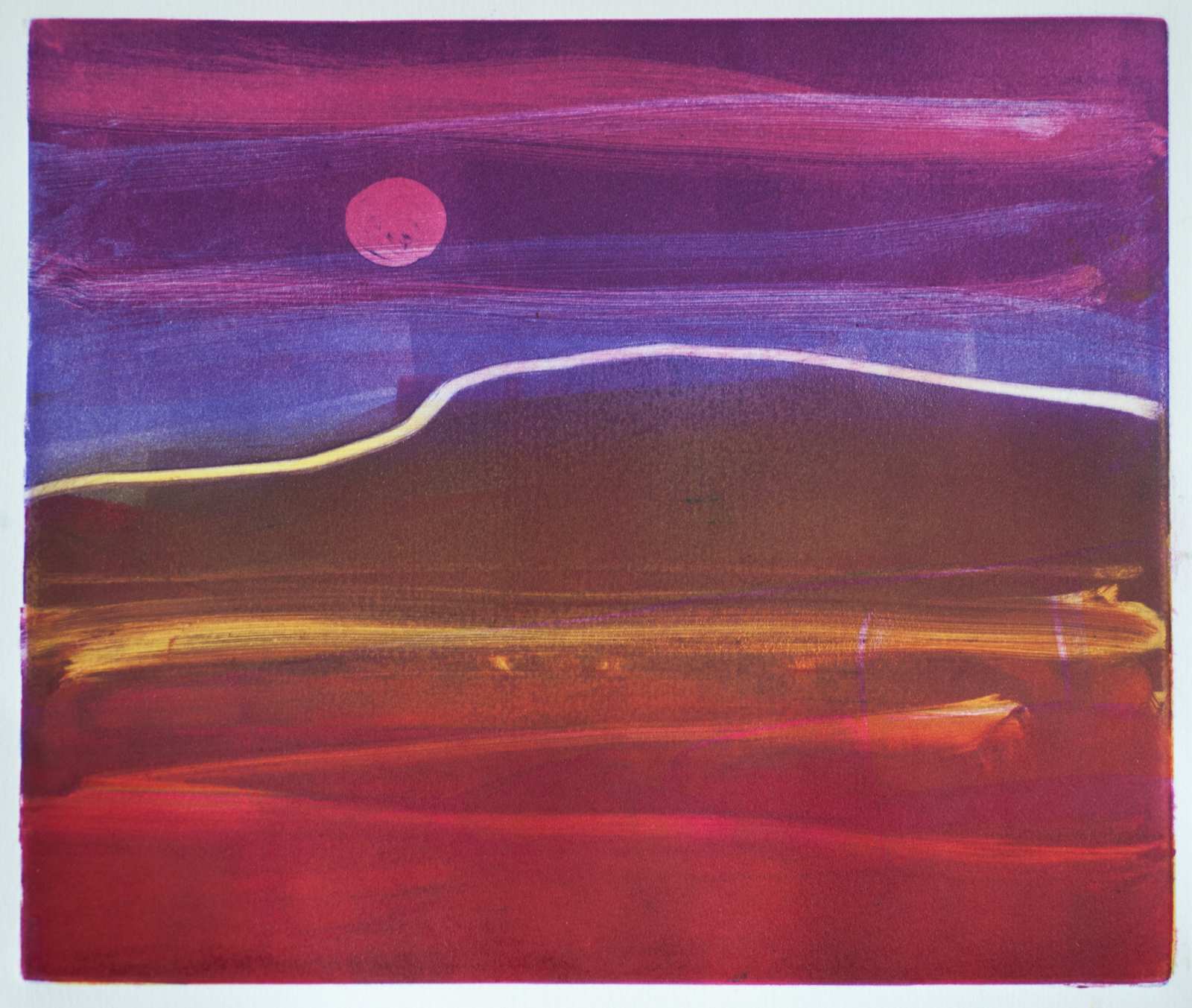 The Moon on the Moor Print Day in May